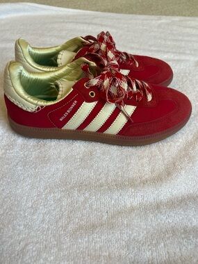 adidas x Wales Bonner Samba Low-Top Athletic Sneakers